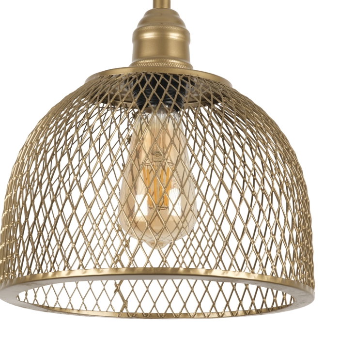 Opviq Berk - 16400 - 7 Lámpara de araña Dorada
